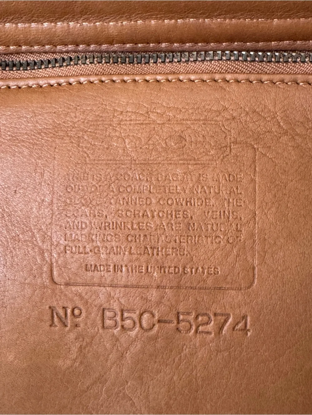 Vintage coach Essex briefcase
